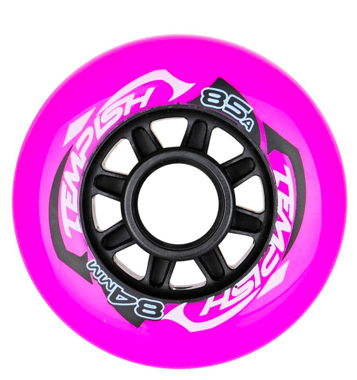 Колеса для коньков роликовых Tempish “RADICAL COLOR” 84×24, розовые