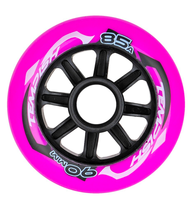 Колеса для коньков роликовых Tempish “RADICAL COLOR” 90×24, розовые