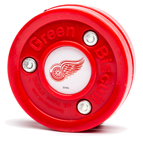 Шайба Green Biscuit NHL Detroit Red Wings Red