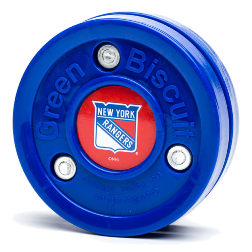 Шайба Green Biscuit NHL New York Rangers Blue