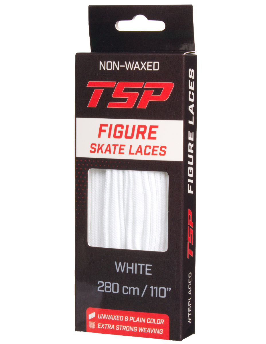 Шнурки для фигурных коньков TSP белые FIGURE Skate Laces